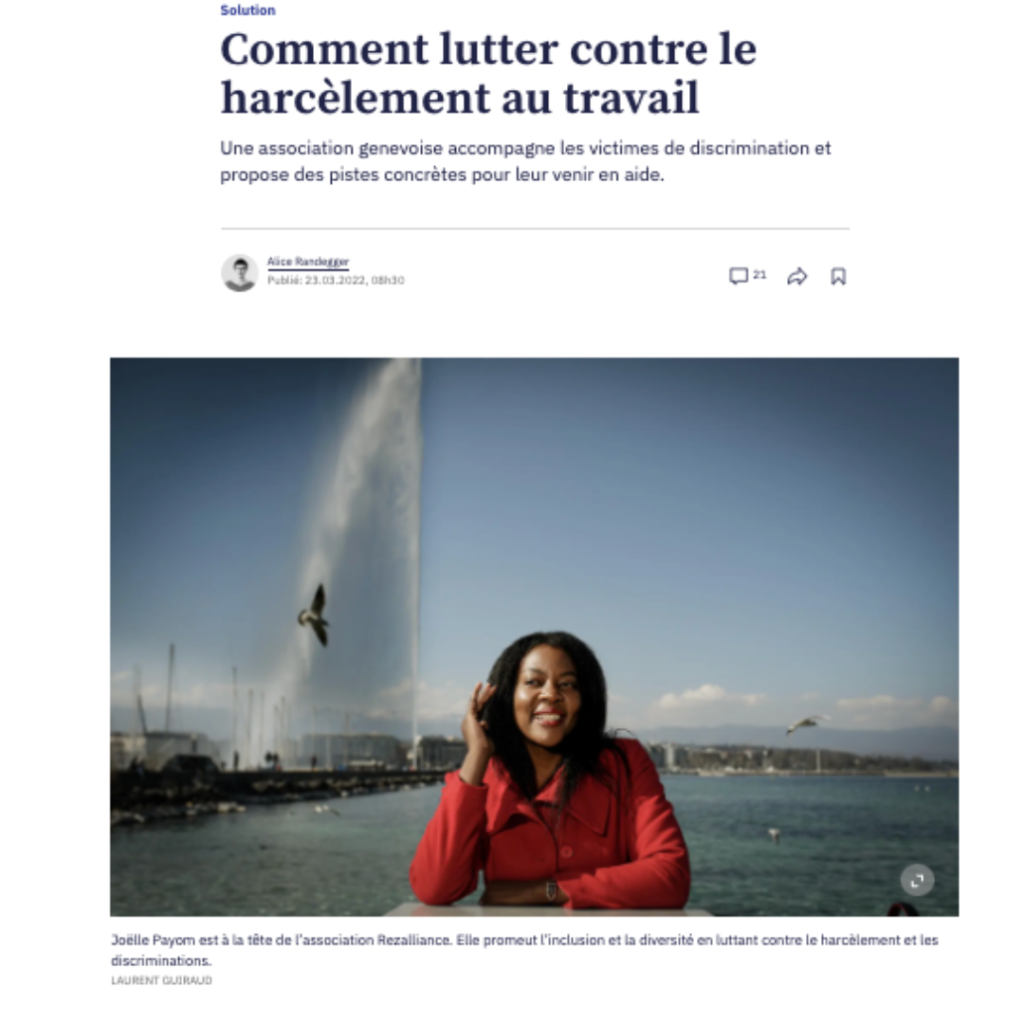Joëlle Payom: Experte Inclusion & Harcèlement - Genève
